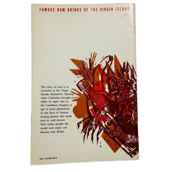 Recipes of the Virgin Islands By Dea Murray 1970 PB Famous Native - Picture 2 of 5